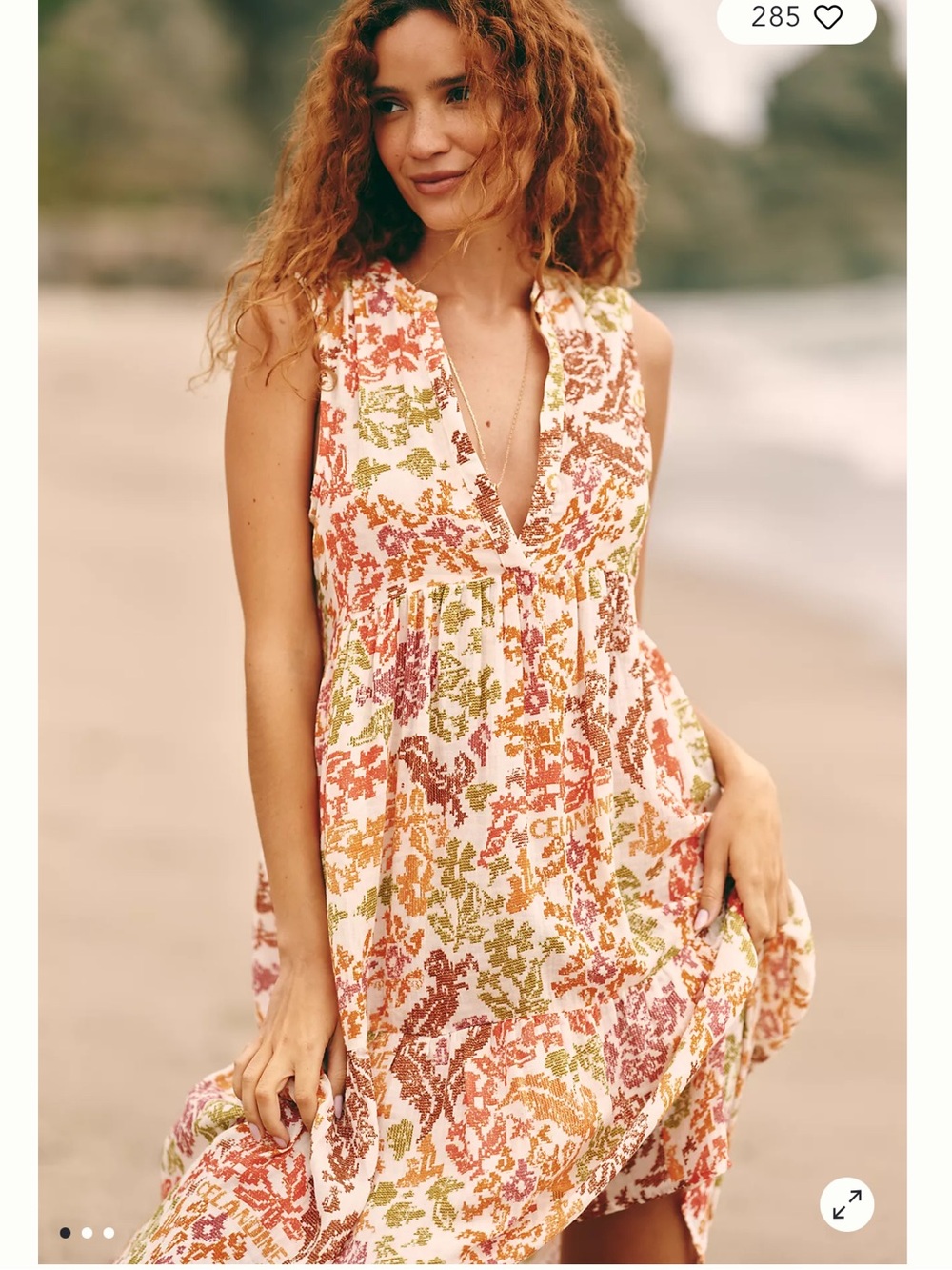 Anthropologie Celandine 100% Cotton Dress NWT
